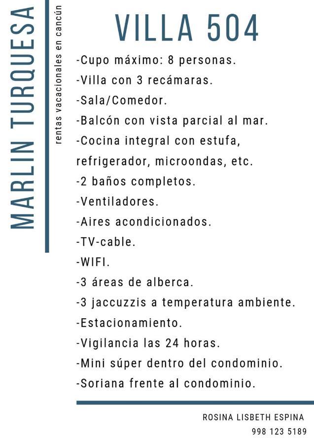 Apartmán Marlin Turquesa Departamentos Frente Al Mar Cancún Exteriér fotografie